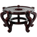 Handmade Large Five Leg Fishbowl Stand China Brown