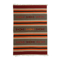 Handmade Majestic Stripes Wool Area Rug India Big