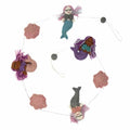 Handmade Mermaid Felt Garland Nepal N A N A