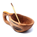 Handmade Miniature Olive Wood Spice Bowl Kenya