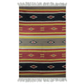 Handmade Mirzapur Beauty Wool Rug India Big