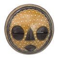 Handmade Nap Time African Wood Mask Ghana