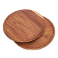 Handmade Natural Appetite Teakwood Plates Indonesia