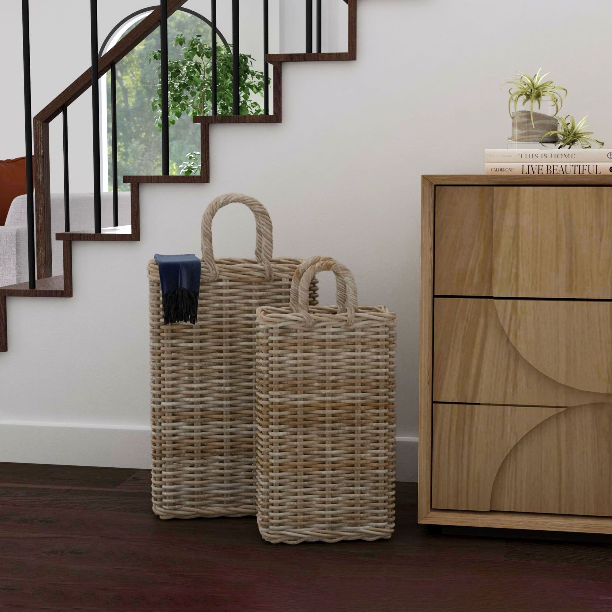 East At Mains Nelson Tall Storage Basket