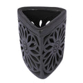 Handmade Oaxacan Dusk Ceramic Pencil Holder Mexico 3.9 H X 3.1 W X 3 D