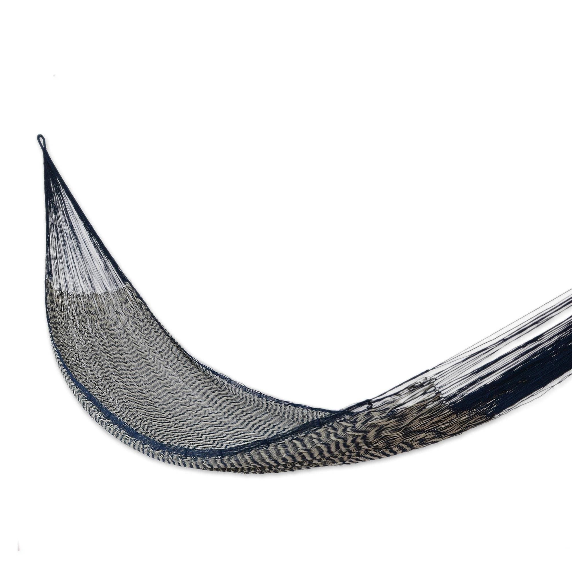 Handmade Ocean Waves Large Deluxe Hammock Mexico