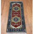 Handmade One Of A Kind Heriz Wool Oriental Rug 27 X 511 2.7 X 5.11