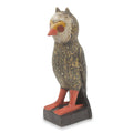 Handmade Owl Messenger Wood Sculpture Ghana 23 X 12 X 10