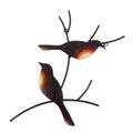 Handmade Pair Of Sparrows Steel Wall Art Mexico