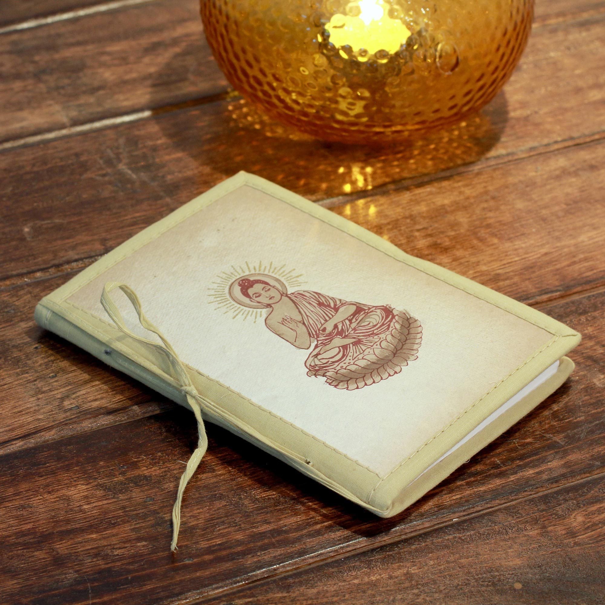 Handmade Paper Poetic Buddha Journal India