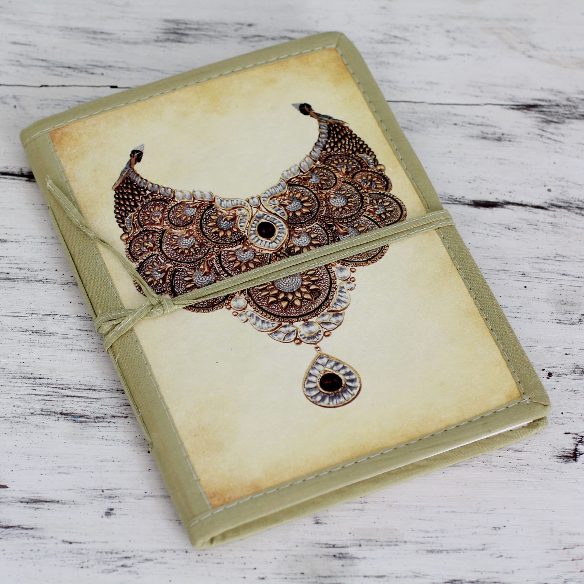 Handmade Paper Royal Gems Journal India