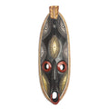 Handmade Perched Bird African Wood Mask Ghana