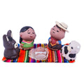 Handmade Peruvian Nativity Ceramic Nativity Scene Set Of 5 N A