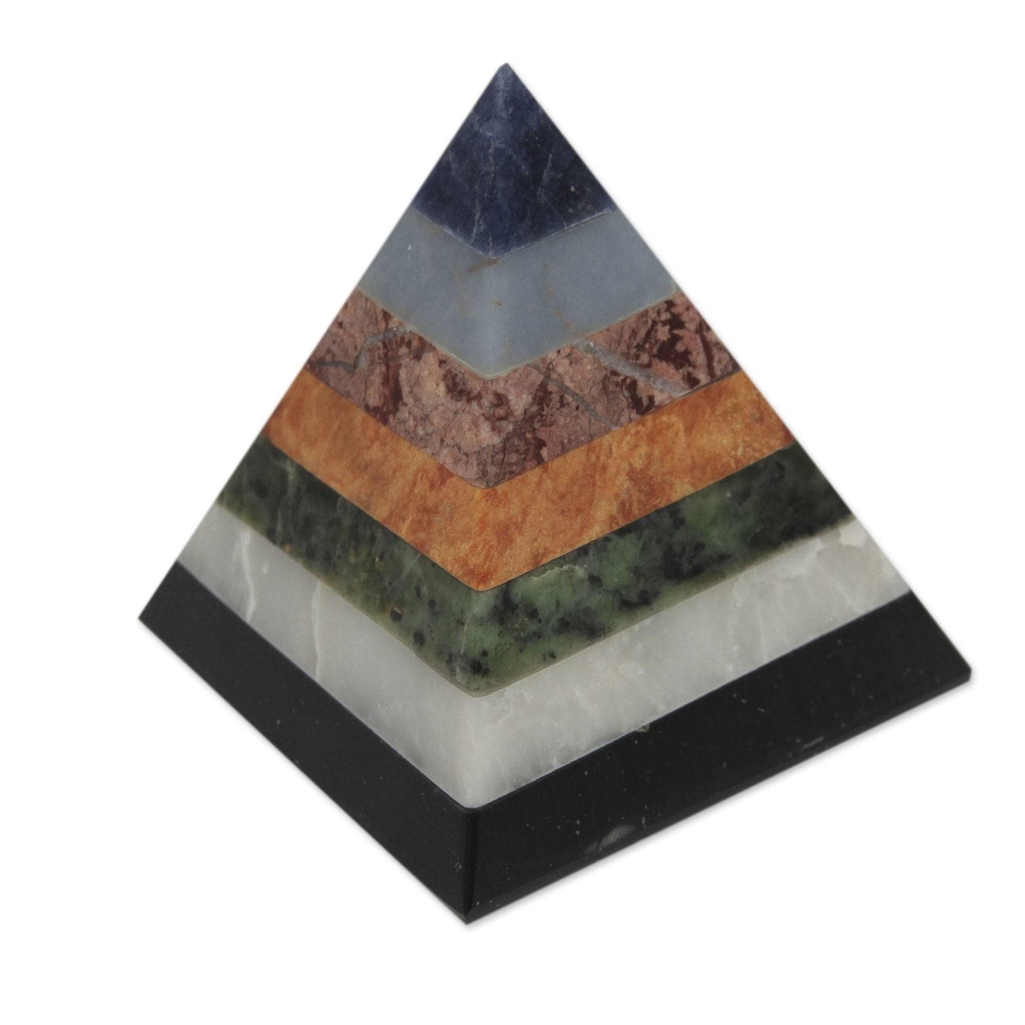 Handcrafted Gemstone Positive Spirituality Sculpture Peru