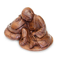 Handmade Quiescent Buddha Wood Sculpture Indonesia 32 X 21 X 20