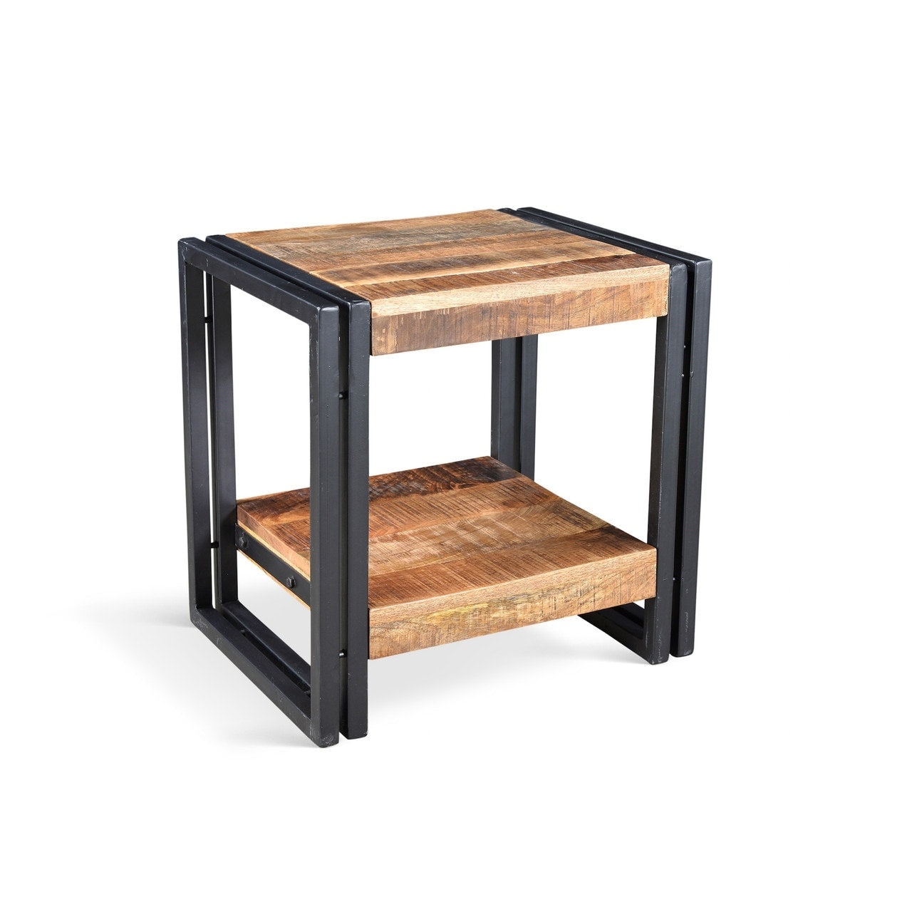 Handmade Timbergirl Handcrafted Reclaimed Wood End Table India 24 H X 16 W X 20 L