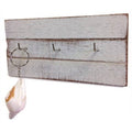 Handmade Recycled Wood 3 Ring Hanger Panel Thailand