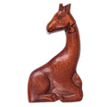 Handmade Resting Giraffe Wood Puzzle Box Indonesia 2.2 H X 3 W X 5.5 D