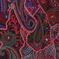 Handmade Russet Paisleys Patchwork Wall Hanging India