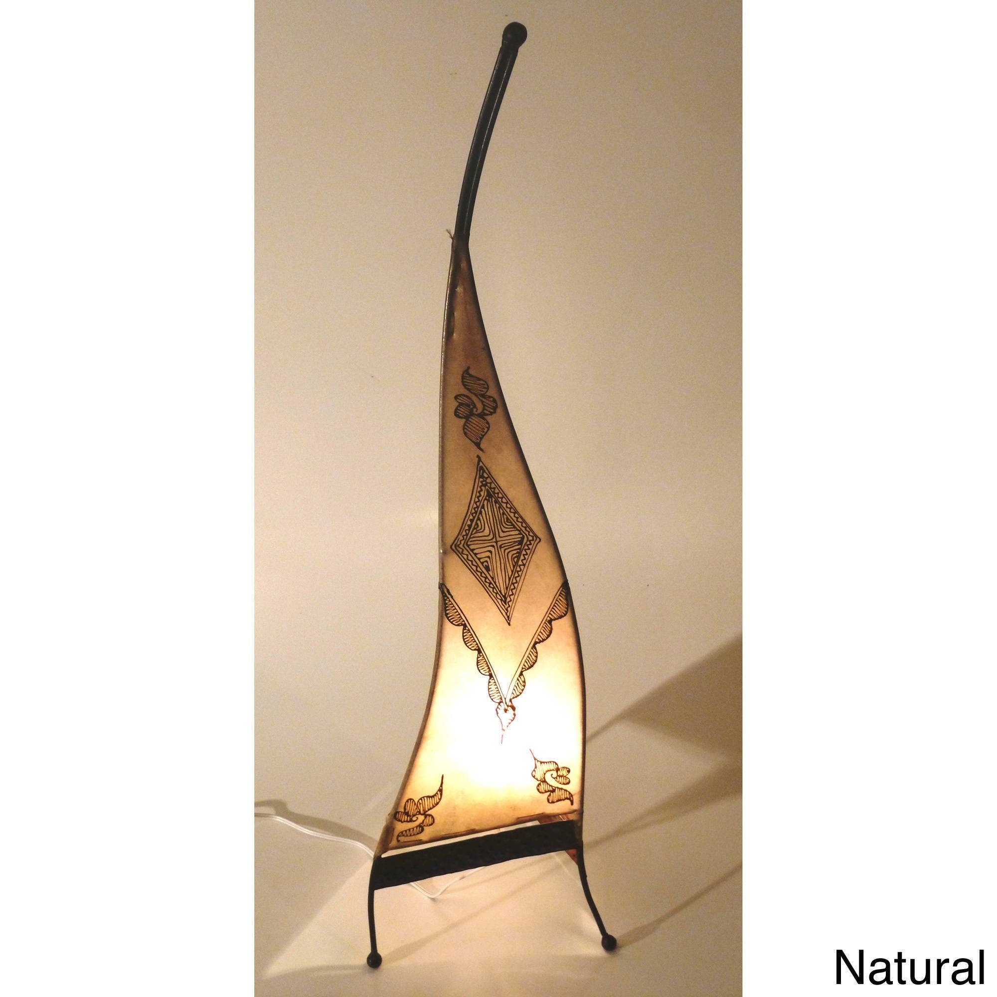 Handmade Sahara Genuine Leather Floor Lamp Morocco