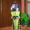 Handmade Sese Wood Royalty African Wall Mask Ghana