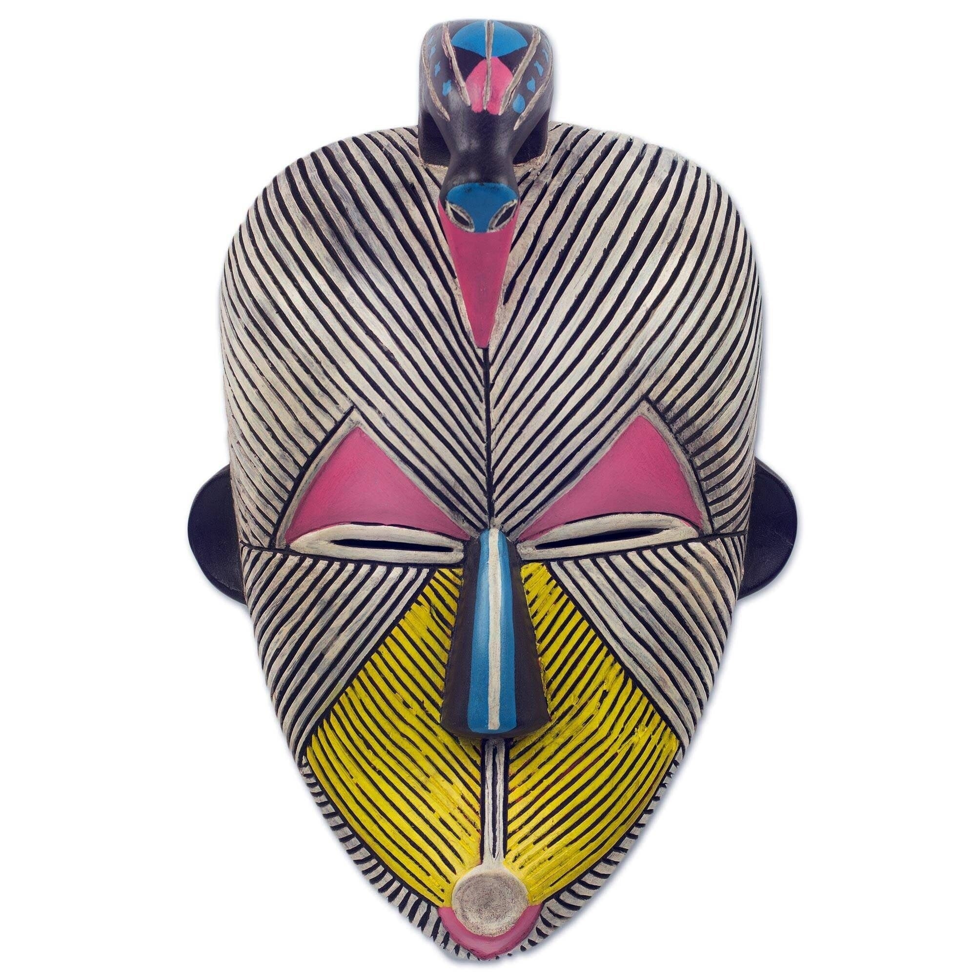 Handmade Songye Kwifibe I African Wood Mask Ghana