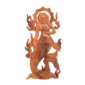 Handmade South Sea Queen Wood Relief Panel Indonesia 11.25 H X 6 W X 0.8 D