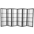 Handmade Spruce Wood 48 Inch Double Cross Room Divider China