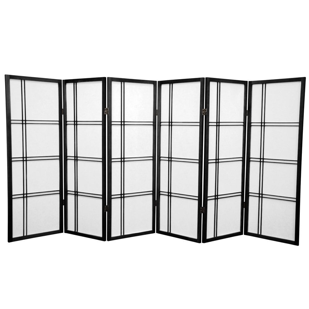 Handmade Spruce Wood 48 Inch Double Cross Room Divider China