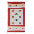 Handmade Starry Frame Wool Area Rug India Big