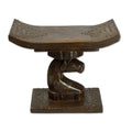 Handmade Strong Horse Cedar Wood Throne Stool Ghana