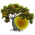 Handmade Sunset Oak Medium Steel Wall Art Mexico 65 X 59 X 8