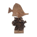 Handmade Tang Fish Wood Sculpture Indonesia