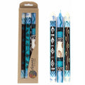 Set Of Three Boxed Handmade Taper Candles With Maji Design Set Of 3 South Africa