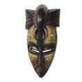 Handmade The Elephant Is My Friend African Wood Mask Ghana