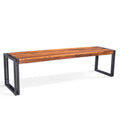 Handmade Timbergirl Reclaimed Sheesham Wood Bench With Metal Legs India