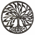 Handmade Tree Of Life With Two Birds Metal Wall Art Haiti
