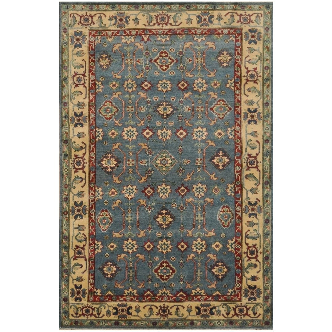 Handmade Tribal Kazak Rug Afghanistan 66 X 92