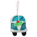 Handmade Turquoise Van Felt Ornament Nepal