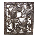 Handmade Two Birds Metal Wall Art Haiti