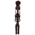 Handmade Warrior Wood Statue Ghana 56 X 13 X 11