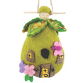 Handmade Wild Woolies Felt Birdhouse Fairy House Nepal N A