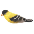 Handmade Wild Woolies Goldfinch Felt Bird Garden Ornament Nepal N A