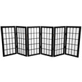 Handmade Wood Paper 2 Foot 3 Panel Miniature Windowpane Shoji Screen China 24 X 36