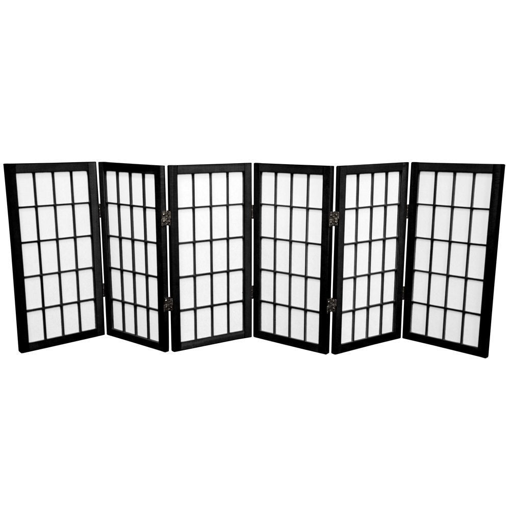 Handmade Wood Paper 2 Foot 3 Panel Miniature Windowpane Shoji Screen China 24 X 36