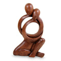 Handmade Wood Statuette Together Forever Indonesia