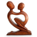 Handmade Wood True Love Sculpture Indonesia