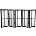 Handmade Wood And Rice Paper Double Cross Shoji Screen China