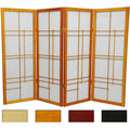 Handmade Wood And Rice Paper Eudes 48 Inch Shoji Screen China 48 X 70