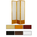 Handmade Wood And Rice Paper Windowpane 84 Inch Shoji Screen China